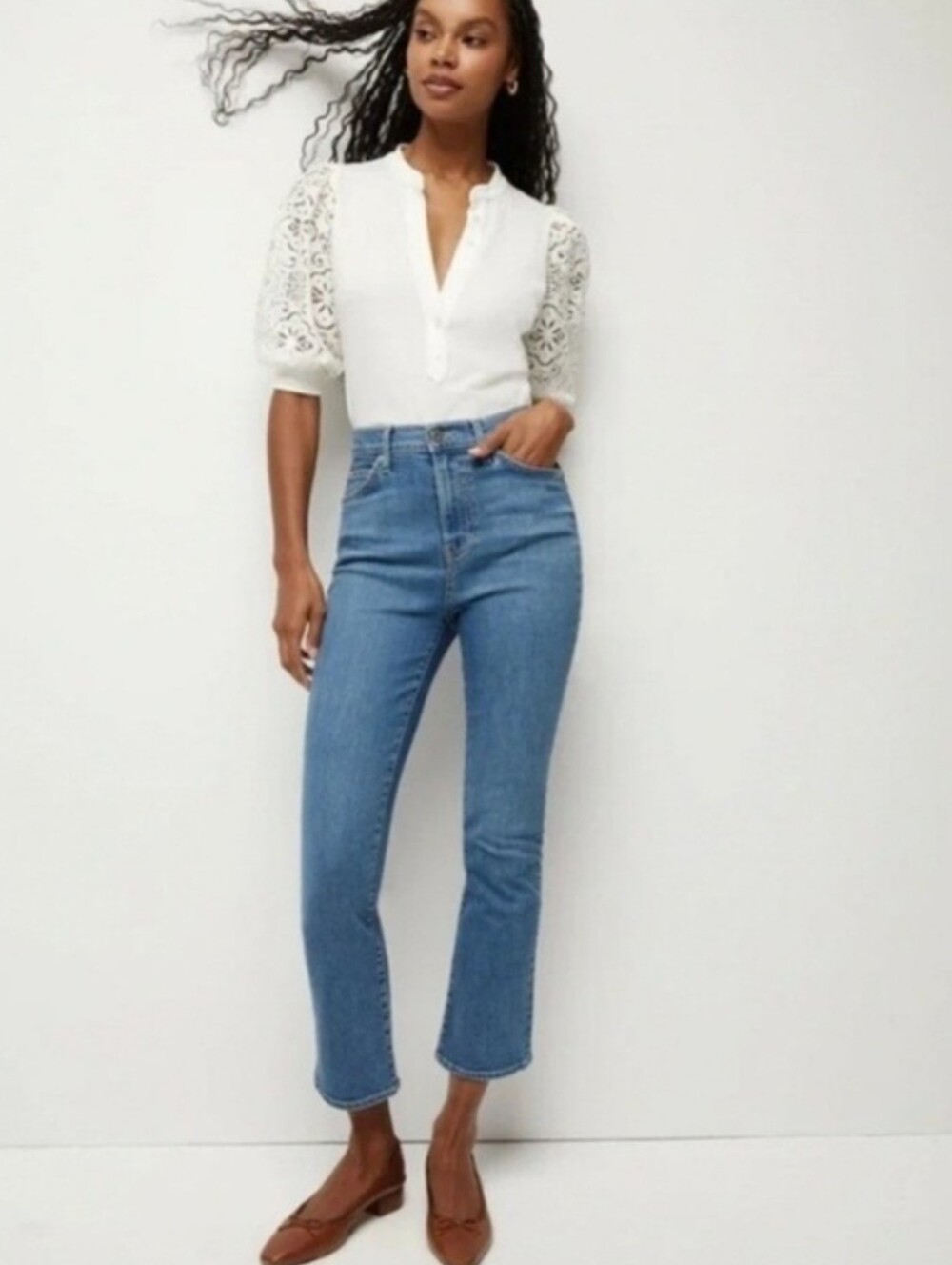 VERONICA BEARD CARLY KICK FLARE BLUE JEANS WOMEN'S SIZE 27